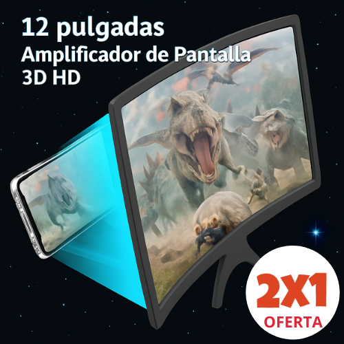 Super amplificador de alta definición de 12 pulgadas 2x1