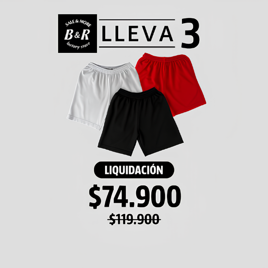 Pantalonetas X 3