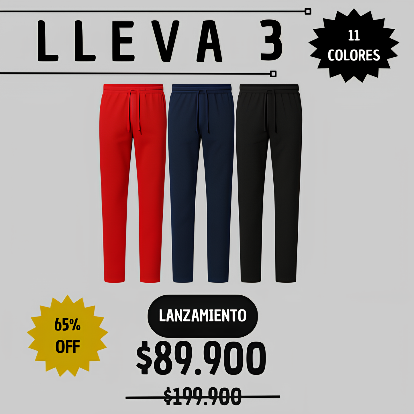 Pantalón Oversize Premium Hombre